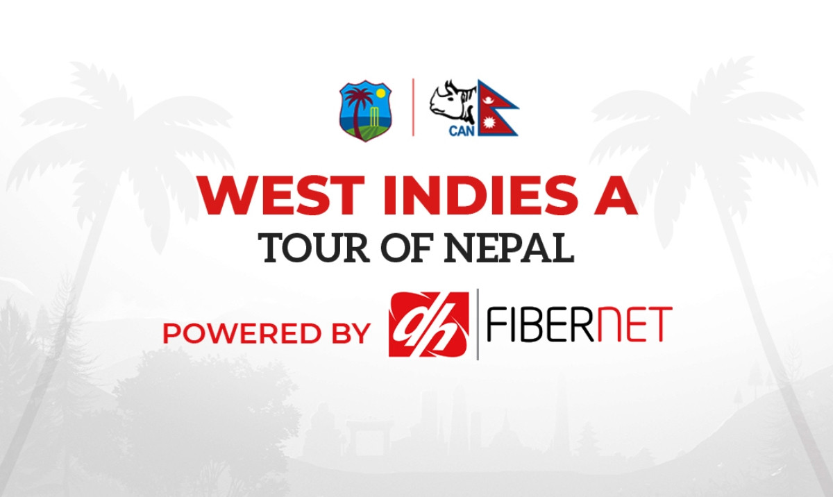नेपाल र वेस्टइन्डिज ‘ए’ बीचको टी– २० क्रिकेट सिरिजको इन्टरनेट पार्टनरमा डिसहोम फाइबरनेट
